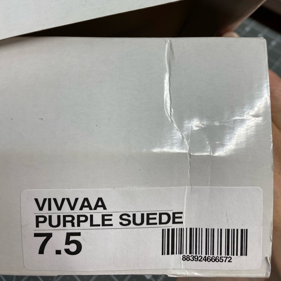 Steve Madden Vivvaa Purple Suede Heels - Picture 9 of 9